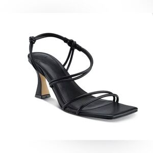 MARC FISHER Black Davia Square Toe Slingback sandal size 8 New